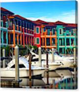 Boats In Naples Florida Series 9199 Canvas Print