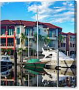 Boats In Naples Florida Series 9209 Canvas Print