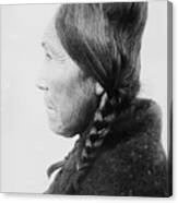 Native American Woman After Head-binding Canvas Print