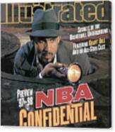 Nba Confidential, 1997-98 Nba Basketball Preview Issue Sports Illustrated Cover Canvas Print