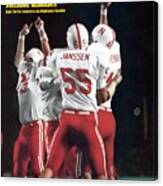 Nebraska Bob Terrio, 1972 Orange Bowl Sports Illustrated Cover Canvas Print