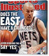 New Jersey Nets Jason Kidd, 2003 Nba Eastern Conference Sports Illustrated Cover Canvas Print