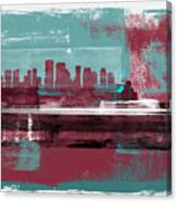 New Orleans Abstract Skyline I Canvas Print