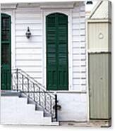 New Orleans French Quarter Home Canvas Print