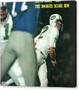 New York Jets Qb Joe Namath, 1969 Chicago Tribune Charities Sports Illustrated Cover Canvas Print