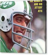 New York Jets Qb Joe Namath Sports Illustrated Cover Canvas Print
