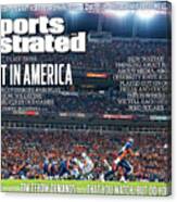 New York Jets V Denver Broncos Sports Illustrated Cover Canvas Print