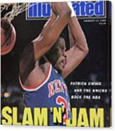 New York Knicks Patrick Ewing Sports Illustrated Cover Canvas Print