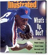 New York Mets Dwight Gooden... Sports Illustrated Cover Canvas Print