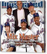 New York Mets Gm Omar Minaya, Orlando Hernandez, Oliver Sports Illustrated Cover Canvas Print