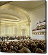 New York Philharmonic At Carnegie Hall Canvas Print