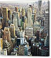 New York Skyline Summertime View Canvas Print