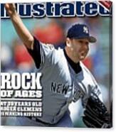New York Yankees Roger Clemens... Sports Illustrated Cover Canvas Print