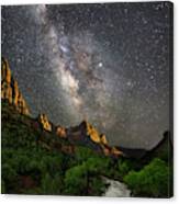 Night At The Watchman Canvas Print