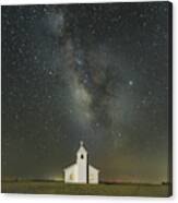 Nighttime At The Chapel Revisited Canvas Print