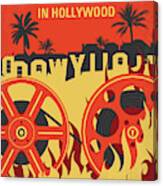 No1120 My Once Upon A Time In Hollywood Minimal Movie Poster Canvas Print