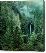 North Falls In Silver Falls State Park Canvas Print