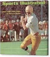 Notre Dame Qb Joe Theismann, 1971 Cotton Bowl Sports Illustrated Cover Canvas Print