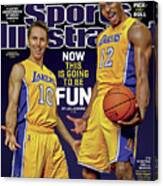 Now This Is Going To Be Fun 2012-13 Nba Basketball Preview Sports Illustrated Cover Canvas Print