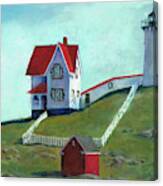 Nubble Lighthouse Canvas Print