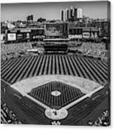 Ny Yankees Stadium Bw Canvas Print