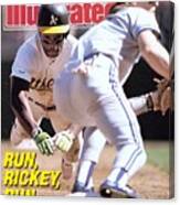Oakland Athletics Rickey Henderson, 1989 Al Championship Sports Illustrated Cover Canvas Print