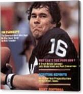 Oakland Raiders Qb Jim Plunkett Sports Illustrated Cover Canvas Print