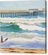 Ocean Beach Pier California Canvas Print