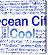 Ocean City Md Businesses Canvas Print