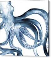 Octopus In The Blues Canvas Print