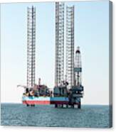 Offshore Oil Rig Canvas Print