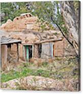 Old Buildings In Ranchos De Taos Canvas Print