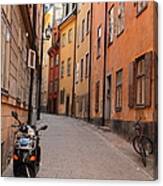 Old City Of Stockholm Canvas Print