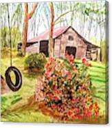 Old Family Barn Canvas Print
