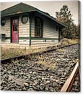 Old Railroad Station Canvas Print