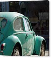 Old Volkswagen Beetle Car, Colima Canvas Print