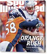 Orange Crush Peyton Manning Will Be The Super Bowl Sports Illustrated Cover Canvas Print