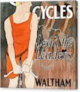 Orient Cycles, Lead The Leaders Poster, Circa 1895 Canvas Print