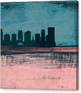 Orlando Abstract Skyline Ii Canvas Print