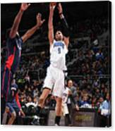 Orlando Magic V Detroit Pistons Canvas Print