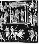 Orpheus And Eurydice Canvas Print