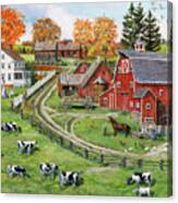 Our Dairy Farm Canvas Print