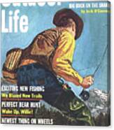 Outdoor Life Magazine Cover May 1965 Canvas Print