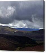 Over The Grampian Hills Canvas Print