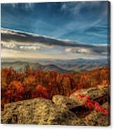 Overlook Of The Shenandoah Valley Canvas Print