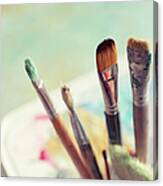 Paint Brushes Canvas Print