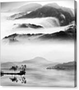 Painting Style Of Chinese Landscape Canvas Print