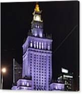 Palace  Of Culture And Science Canvas Print