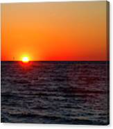 Pamlico Sound Sunset 2010-10 01 Canvas Print