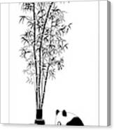 Panda Juice Canvas Print